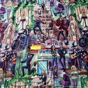 Schitts Creek Character Print Plush Blanket